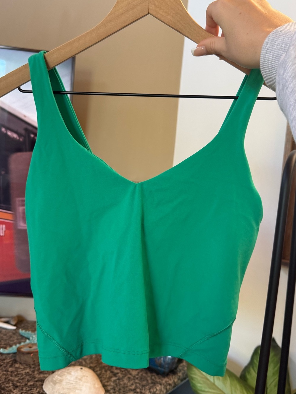 lululemon athletica Emerald Green V-Neck Tank